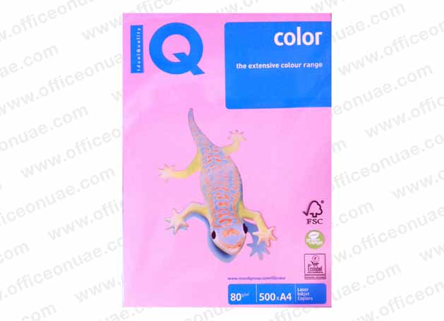 EOL - Mondi IQ Color Paper A4, 80gsm, 500sheets/ream, Pink