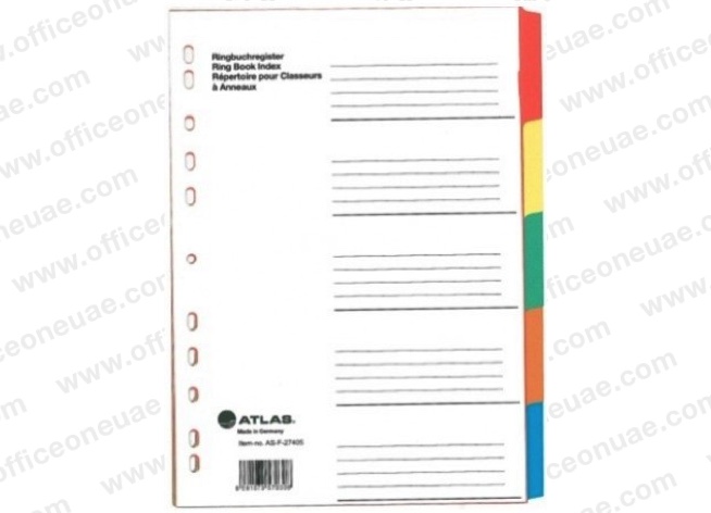 Durable Divider Colored A4+, made of PP, printable, 10 Tabs