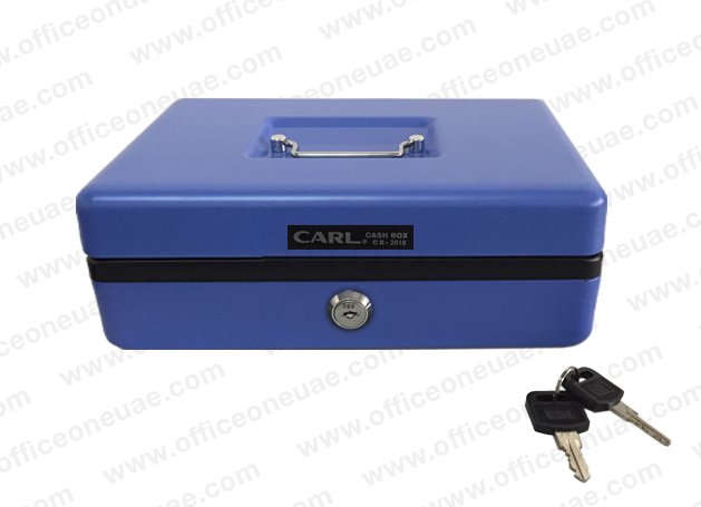 EOL - Carl Cash Box 10 inches, Blue