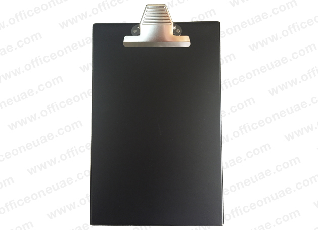 PVC Heavy Duty Clip Board A4 with Jumbo Clip, Black