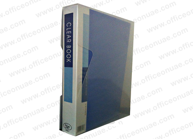 Deluxe Cheque Expanding File with elastic fastener, 13 Pockets, Blue