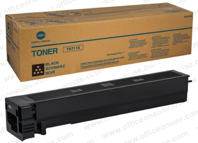 EOL - Konica Minolta TN-711K Black Toner Cartridge for C654 - A3VU130